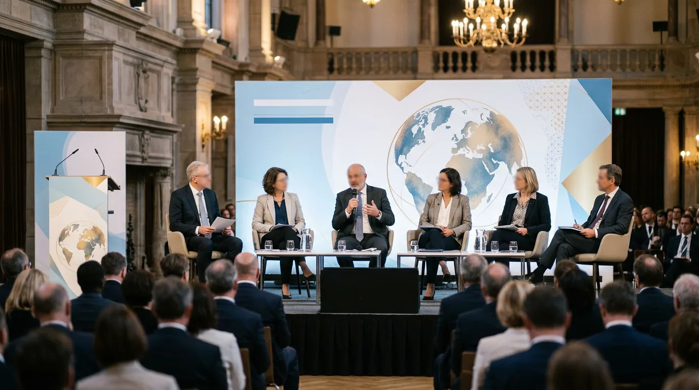 A respectable international humanitarian conference panel.